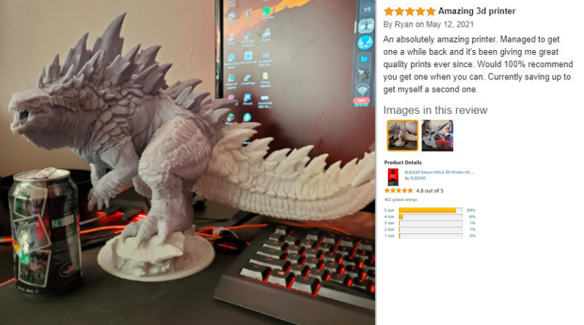 鏖战双11！ELEGOO助力LCD光固化3D打印机强势破圈