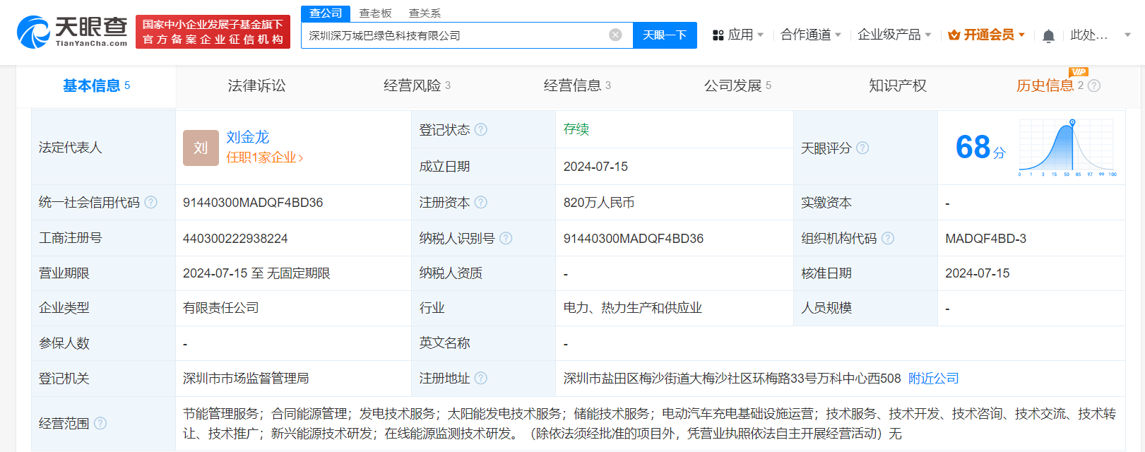 深石资本投资成立深万城巴公司
