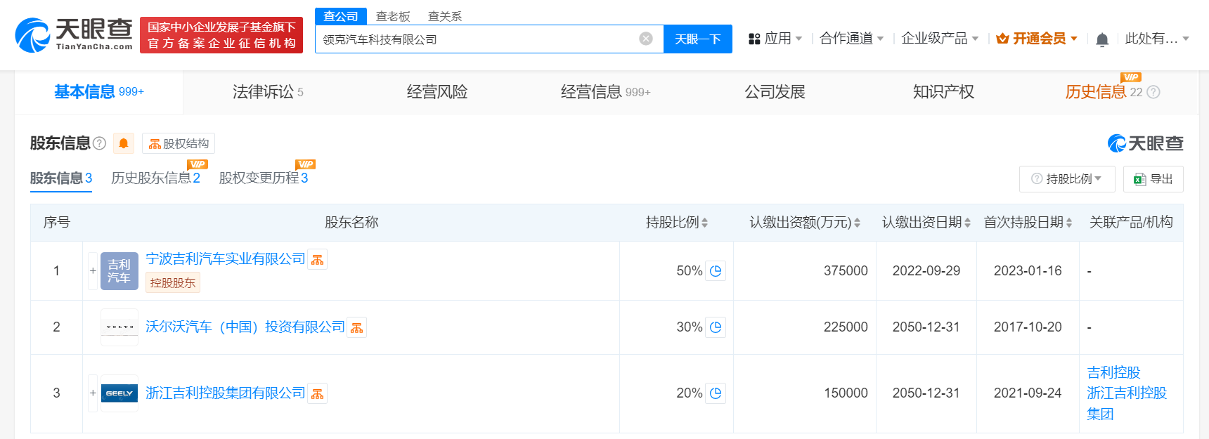 领克投资公司更名为领克汽车科技
