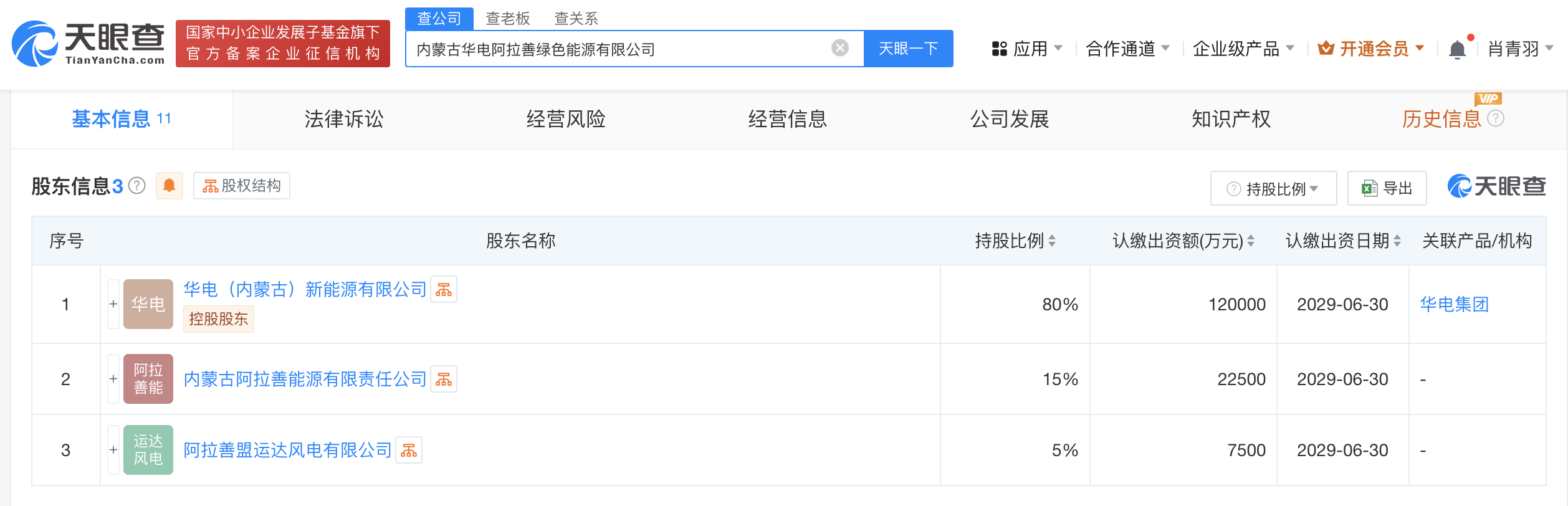 #华电等在阿拉善成立绿色能源公司# 注册资本15亿