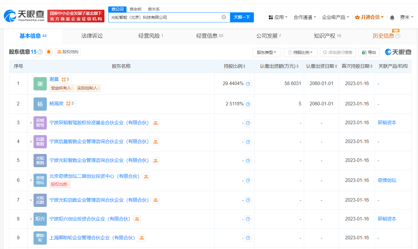 北京市人工智能产业基金入股光轮智能
