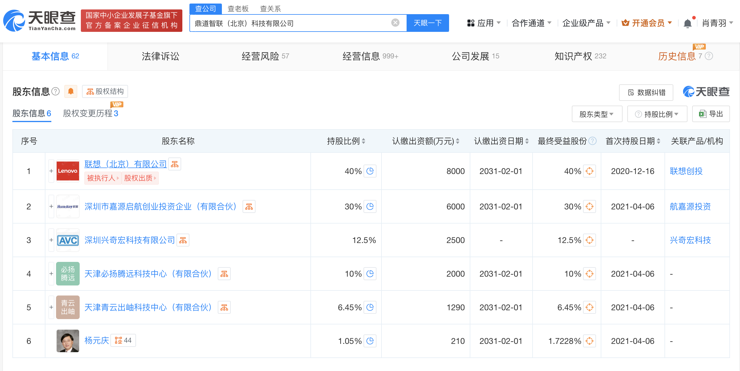 联想持股鼎道智联增资至2亿
