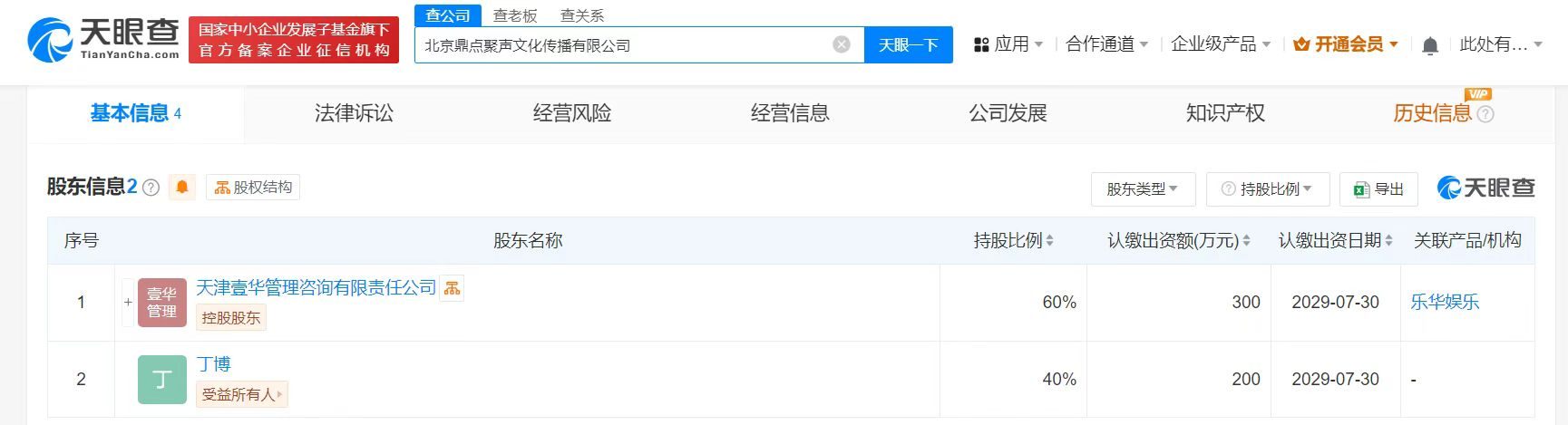 乐华娱乐再成立文化传播公司
