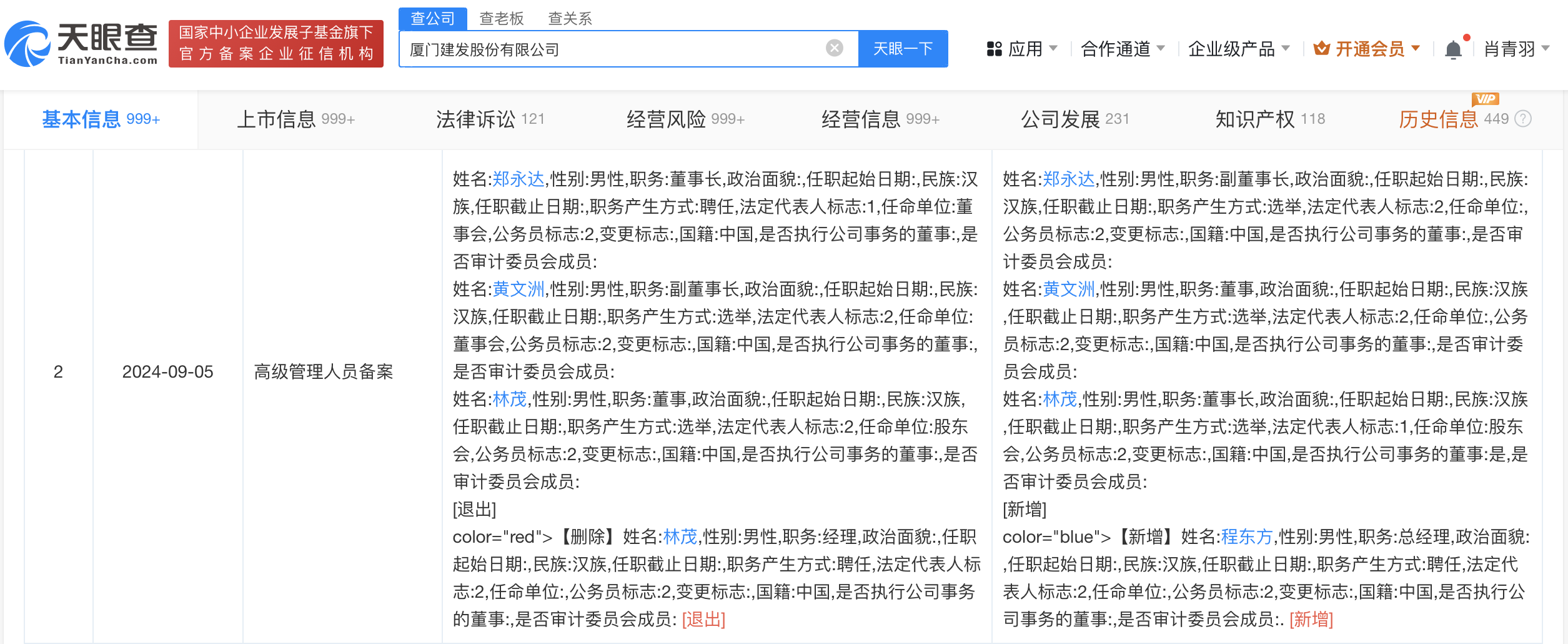 建发股份换帅完成工商变更