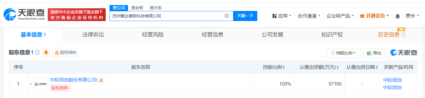 #中际旭创在苏州成立新公司# 注册资本5.7亿