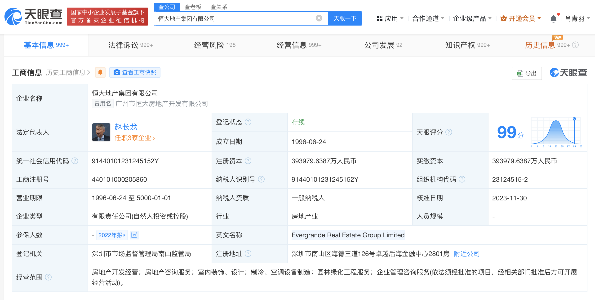 恒大地产等被强制执行8亿