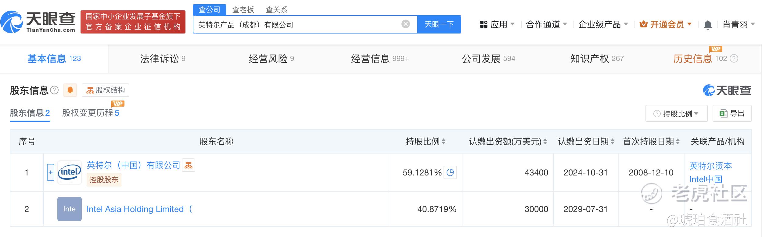 英特尔产品成都公司增资至7.34亿美元