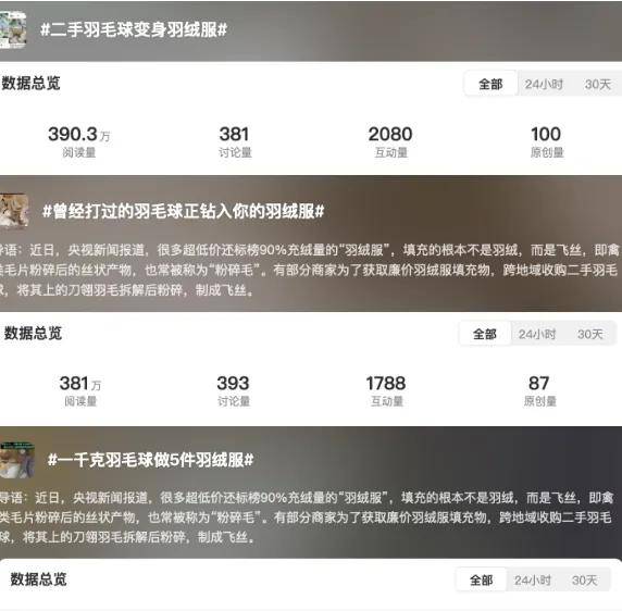 1千克做5件！二手羽毛球变一手羽绒服，这行业越挖越黑……