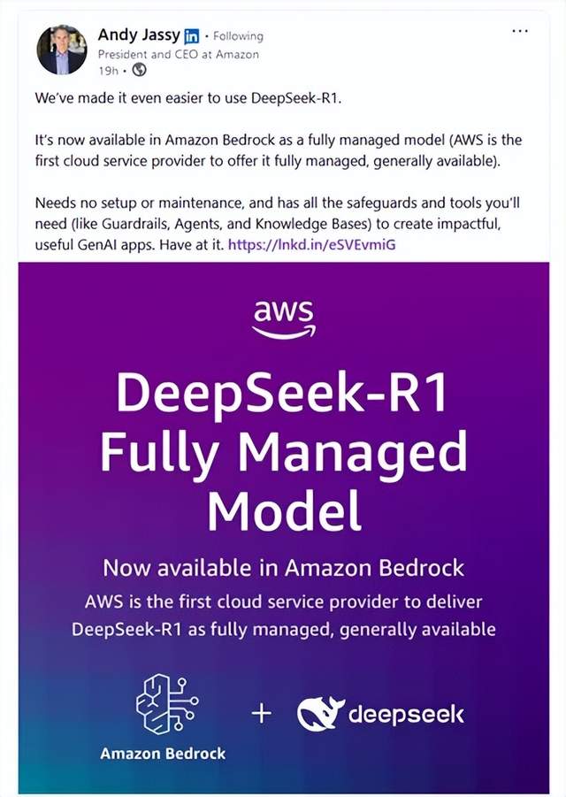 DeepSeek神龙出海 AWS保驾护航