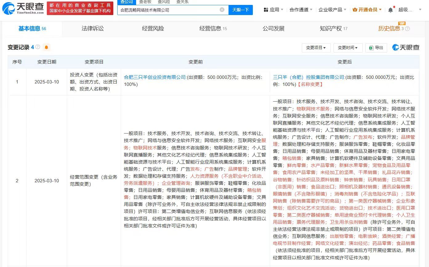 小杨哥实控公司新增多项零售业务