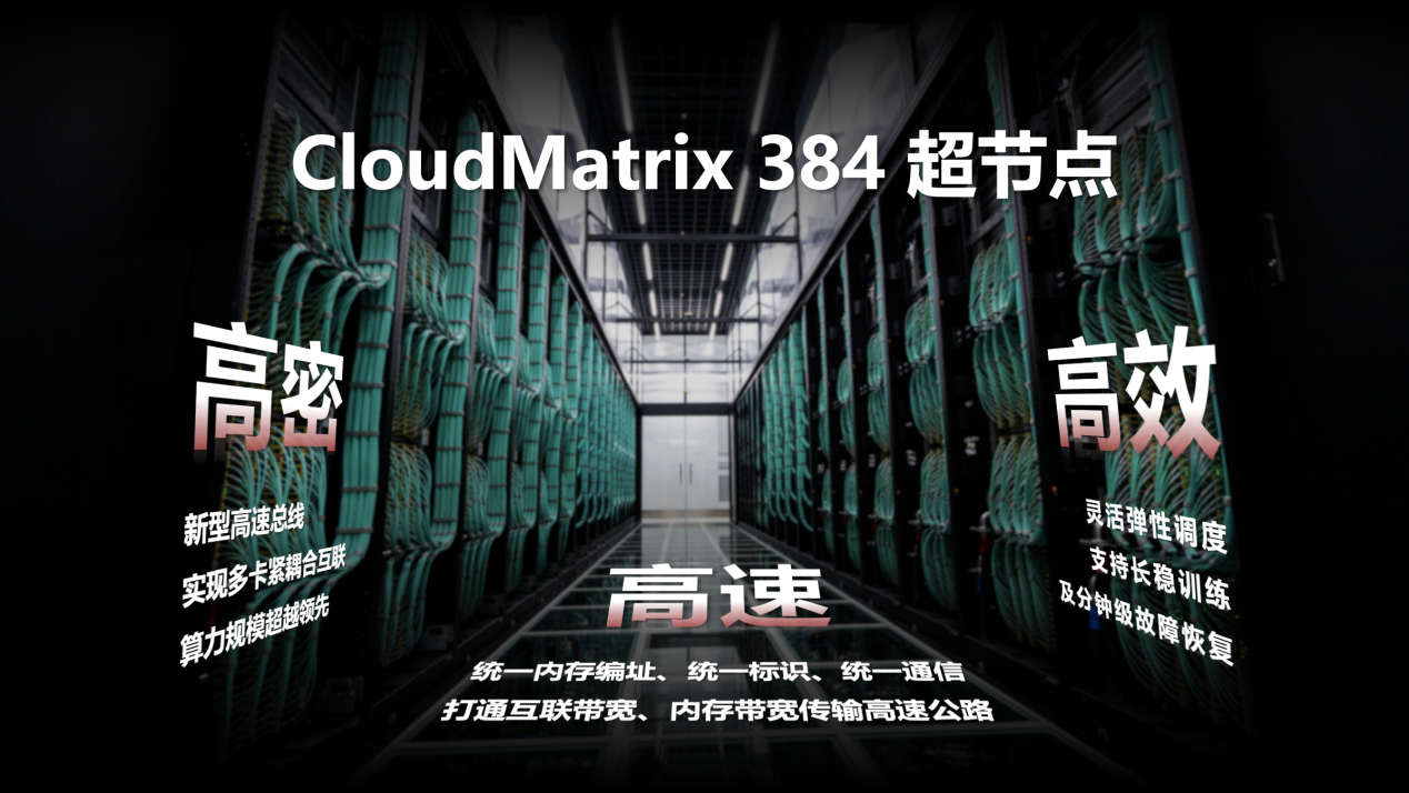 华为云发布CloudMatrix 384超节点 多项性能全面突破
