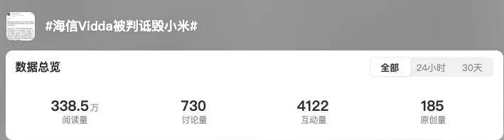 诋毁小米的海信Vidda，三年干到了行业第二？