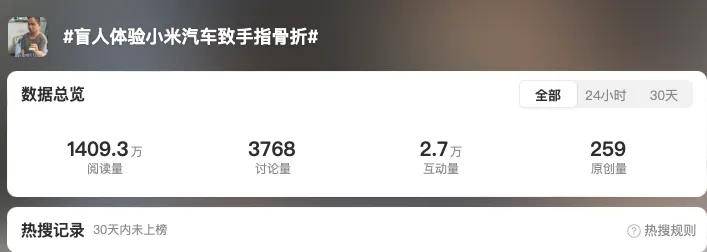 YU7未发布就有人发帖维权退车，是谁想让小米死？