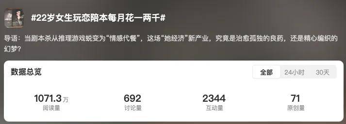 当软色情遇上剧本杀，大尺度恋陪本疯收割收年轻女性！