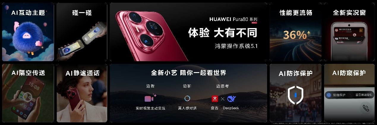 华为Pura 80系列及全场景新品发布会盛大举行，多款新品重磅亮相