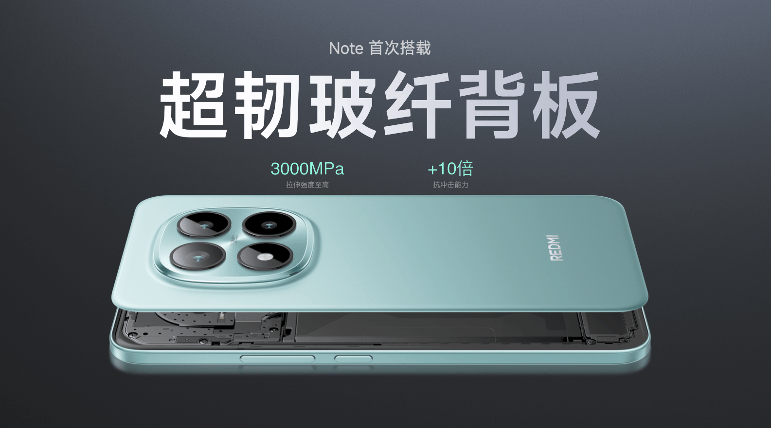 耐用品质实战之王，REDMI Note 15 Pro+震撼发布，首销 1899元起
