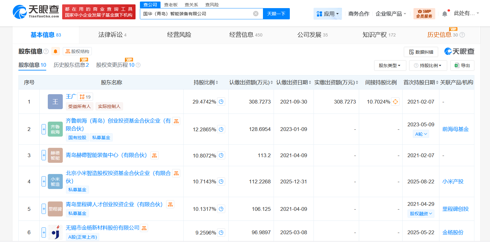 #小米智造基金入股国华智能# 后者为人形机器人核心部件研发商