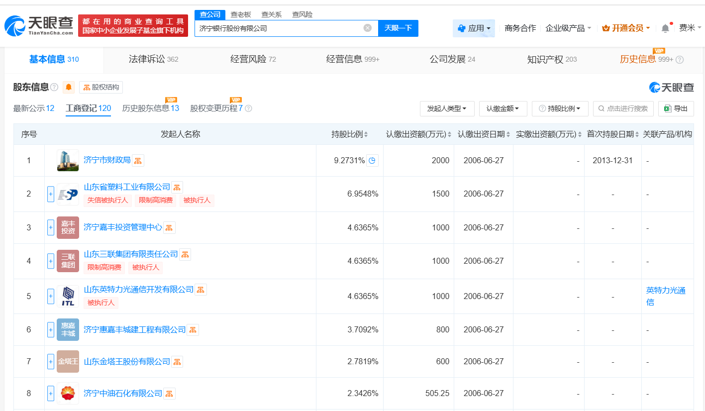 #济宁银行增资至约40.9亿# 增幅约24%