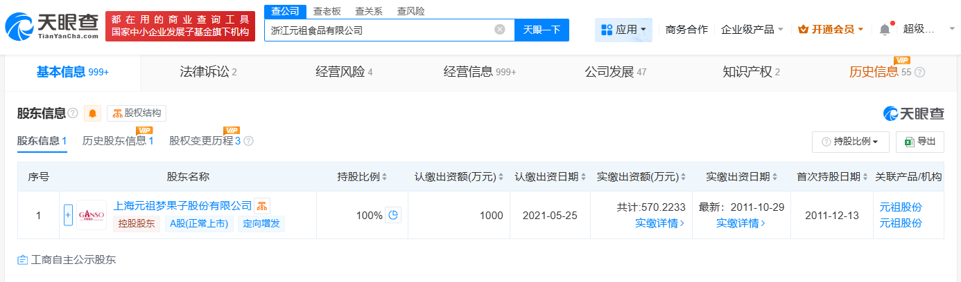 元祖股份子公司因逃税被罚2.8万