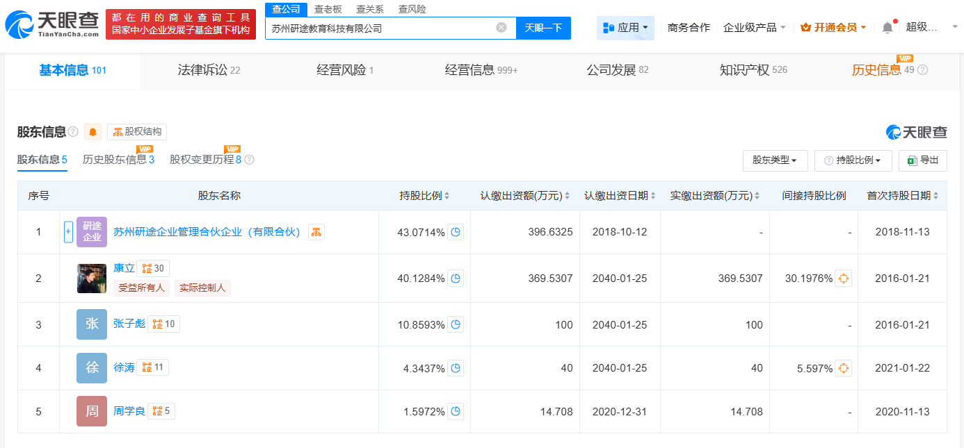 张雪峰公司维权获赔1.4万