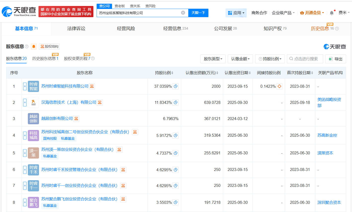 美团入股坐标系智能科技公司后者为汽车线控底盘技术研发商