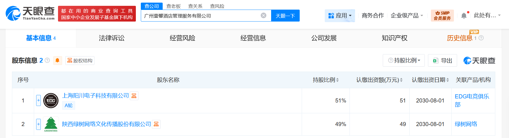 EDG等在广州成立新公司