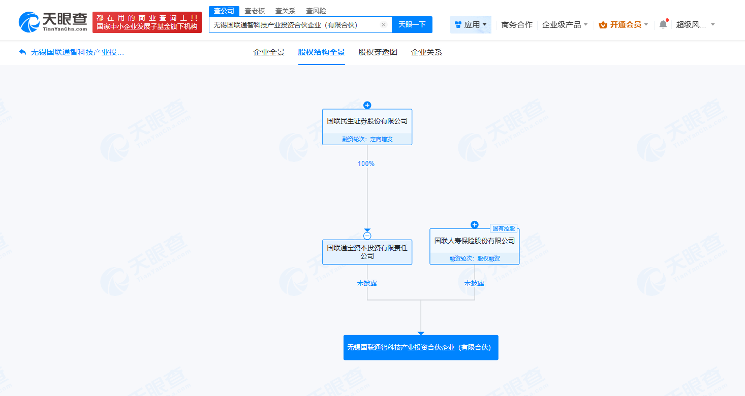 国联民生、国联人寿成立科技产业投资合伙企业出资额12.2亿