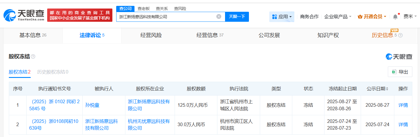 网红多肉饱饱所持125万股权被冻结