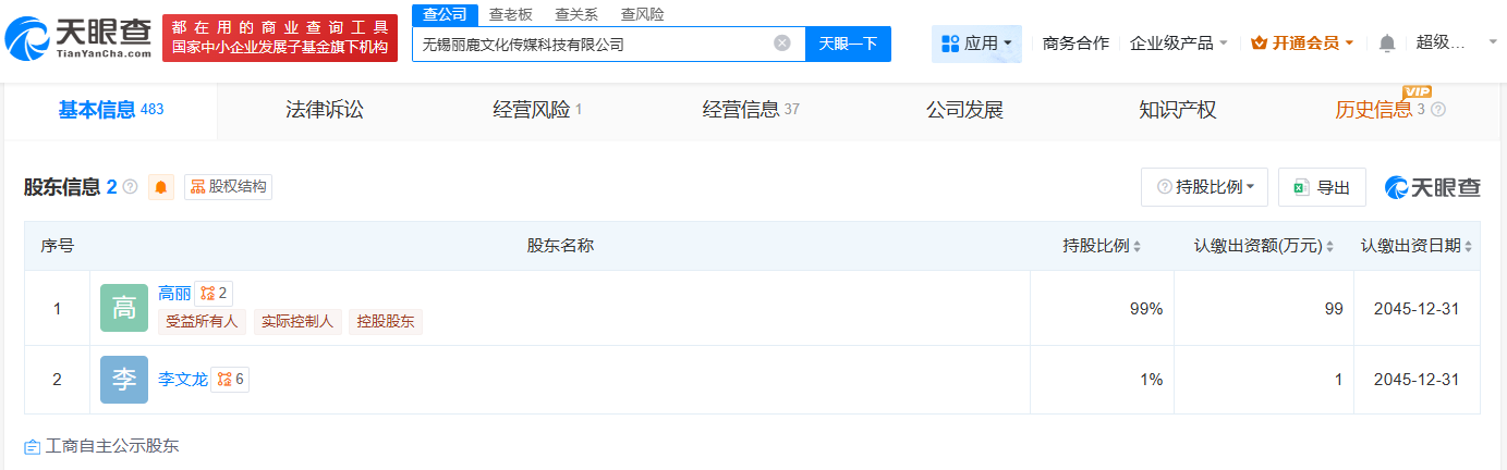 嘴哥近期退出三只羊旗下公司