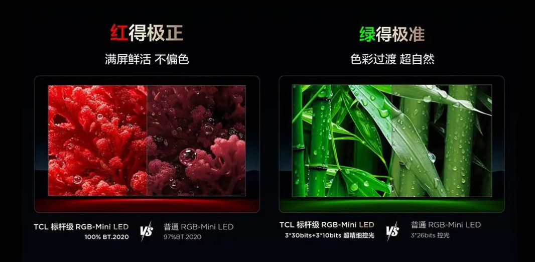 TCL华星供屏TCL Mini LED电视新品系列，硬核实力筑就画质新巅峰
