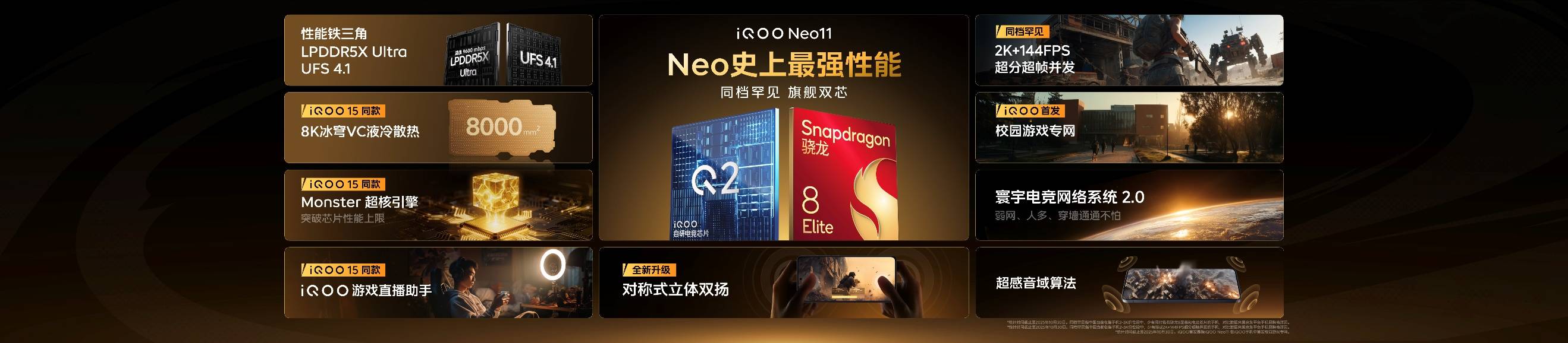 行业领先游戏视效“一机制胜”iQOO Neo11到手2599元起售
