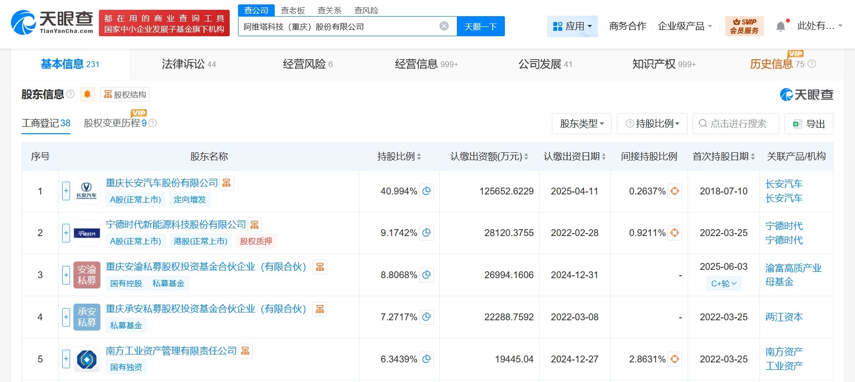 阿维塔换帅完成工商变更