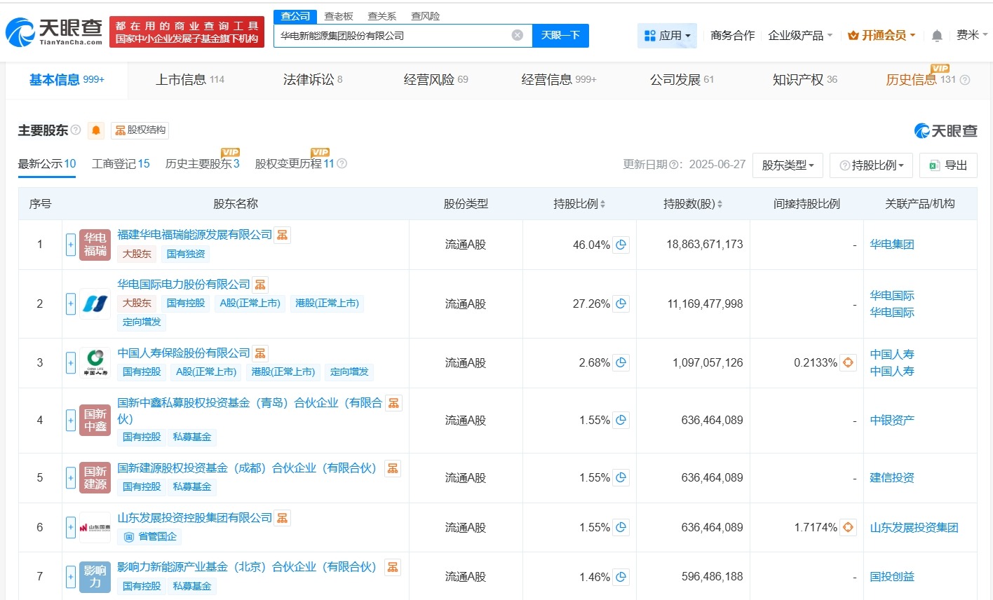 华电新能增资至约417.1亿增幅约16%