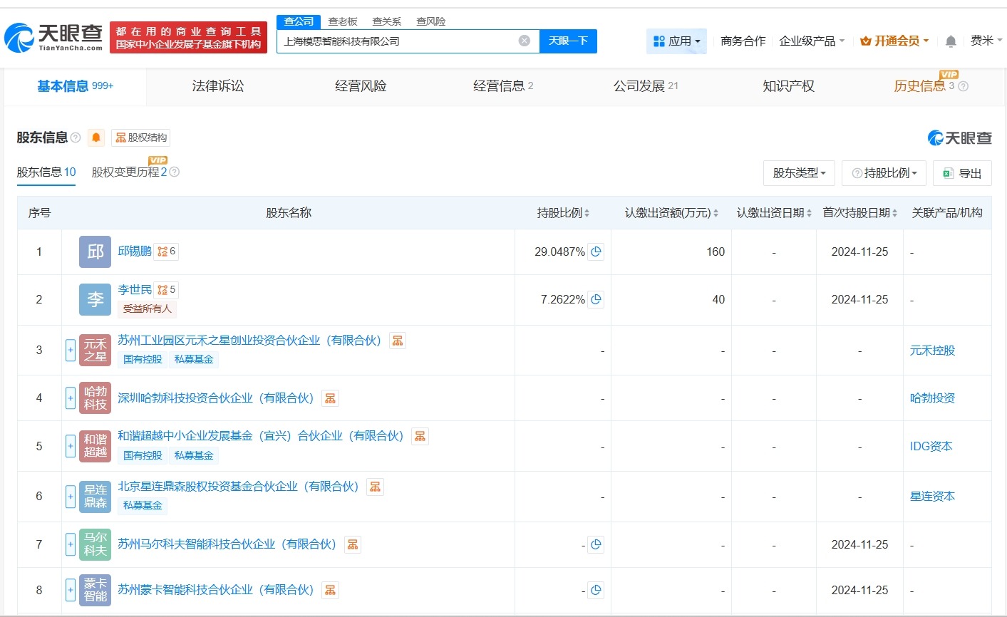 华为哈勃等入股模思智能