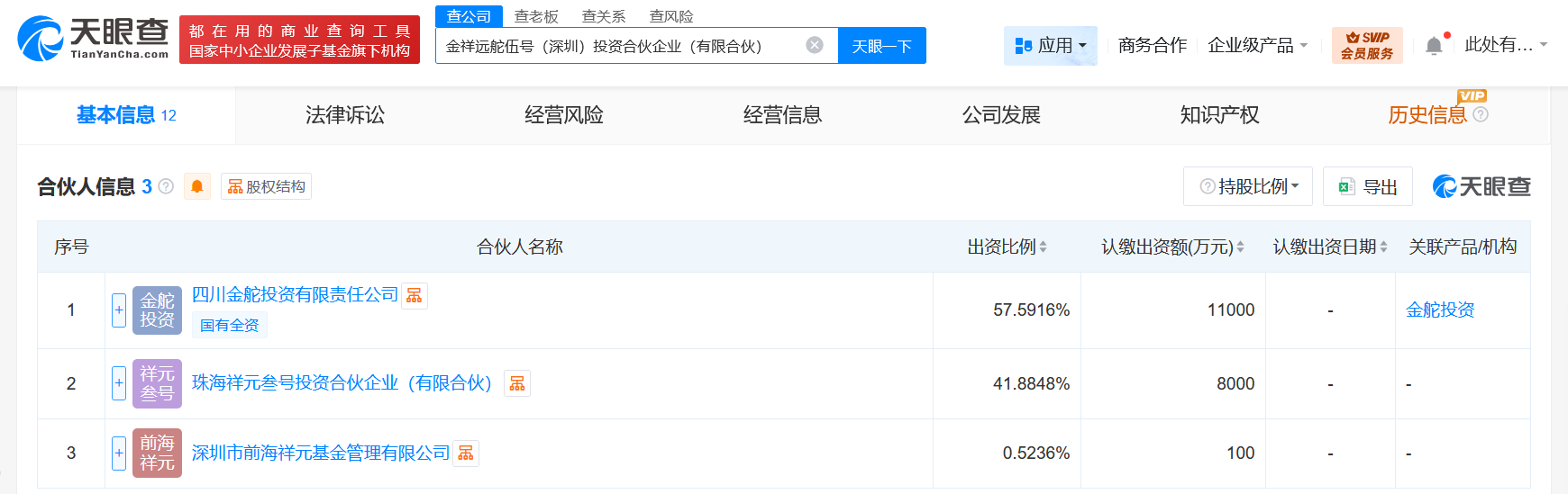 泸州老窖等在深圳成立新投资合伙企业出资额1.91亿