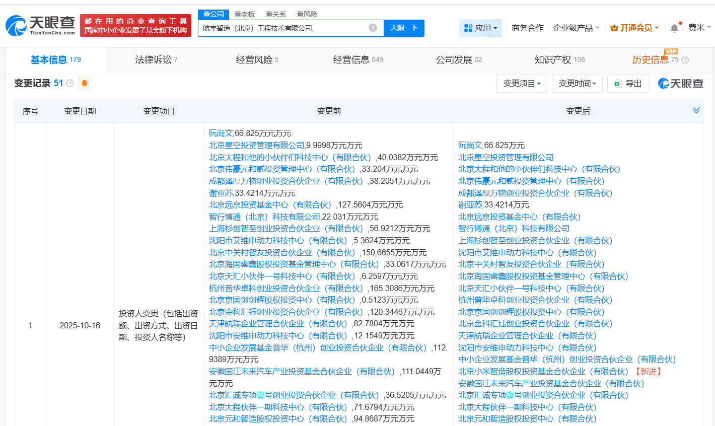 小米智造基金入股航宇智造