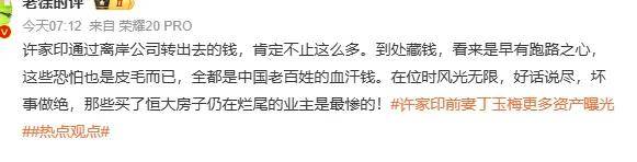 四地藏匿15.58亿！许家印前妻丁玉梅更多资产曝光……