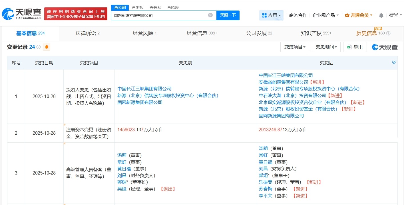 中石油等入股国网新源控股公司