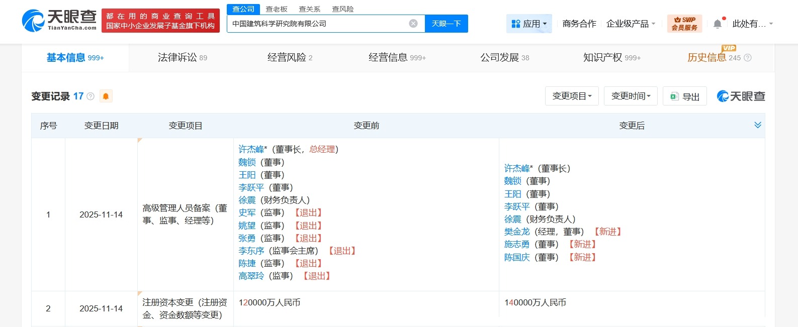中国建筑科学研究院公司增资至14亿