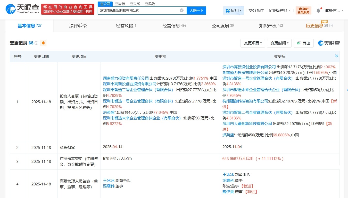大疆等入股智能派科技后者为消费级3D打印机研发商