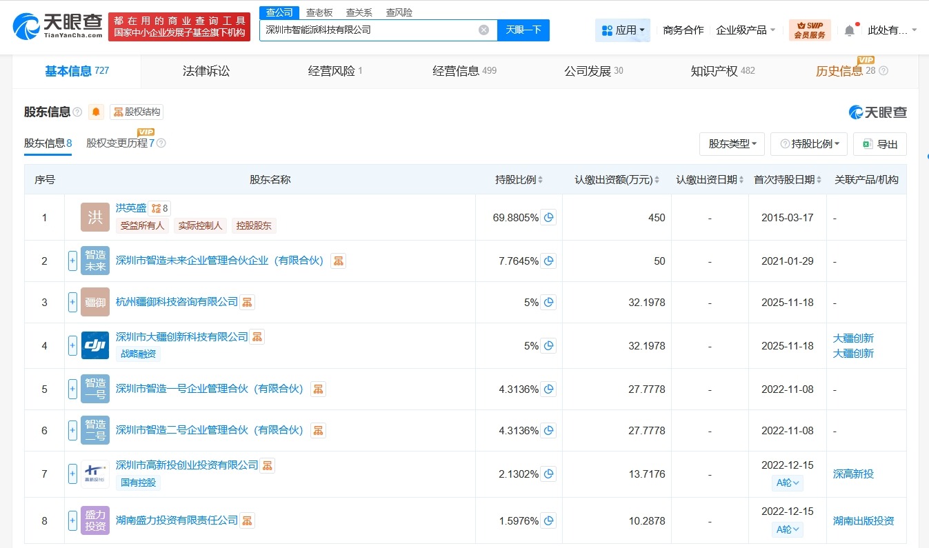 大疆等入股智能派科技后者为消费级3D打印机研发商