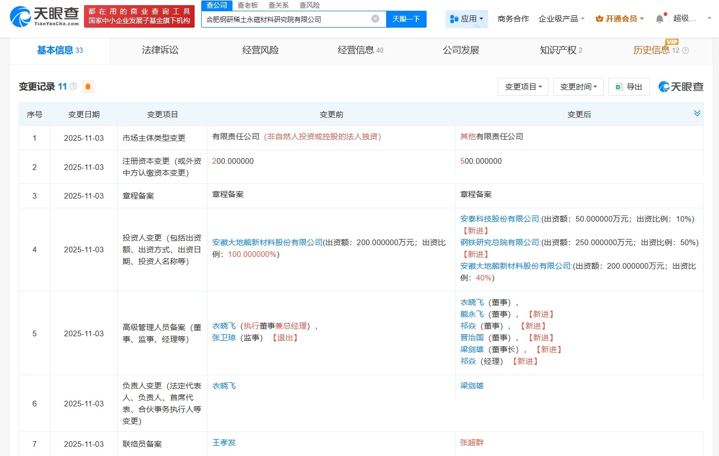 安泰科技、钢研总院入股大地熊旗下公司