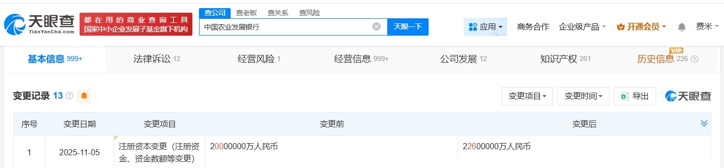 中国农业发展银行增资至2260亿增幅13%
