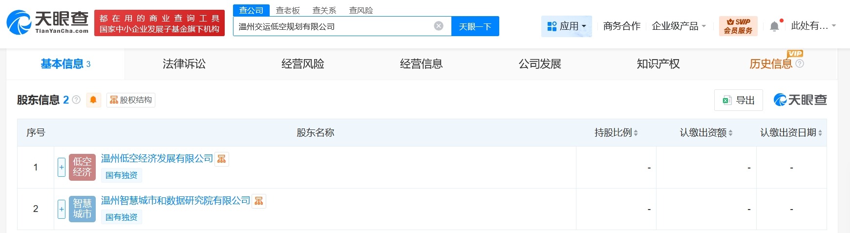 温州市交通运输集团等成立低空规划公司注册资本300万