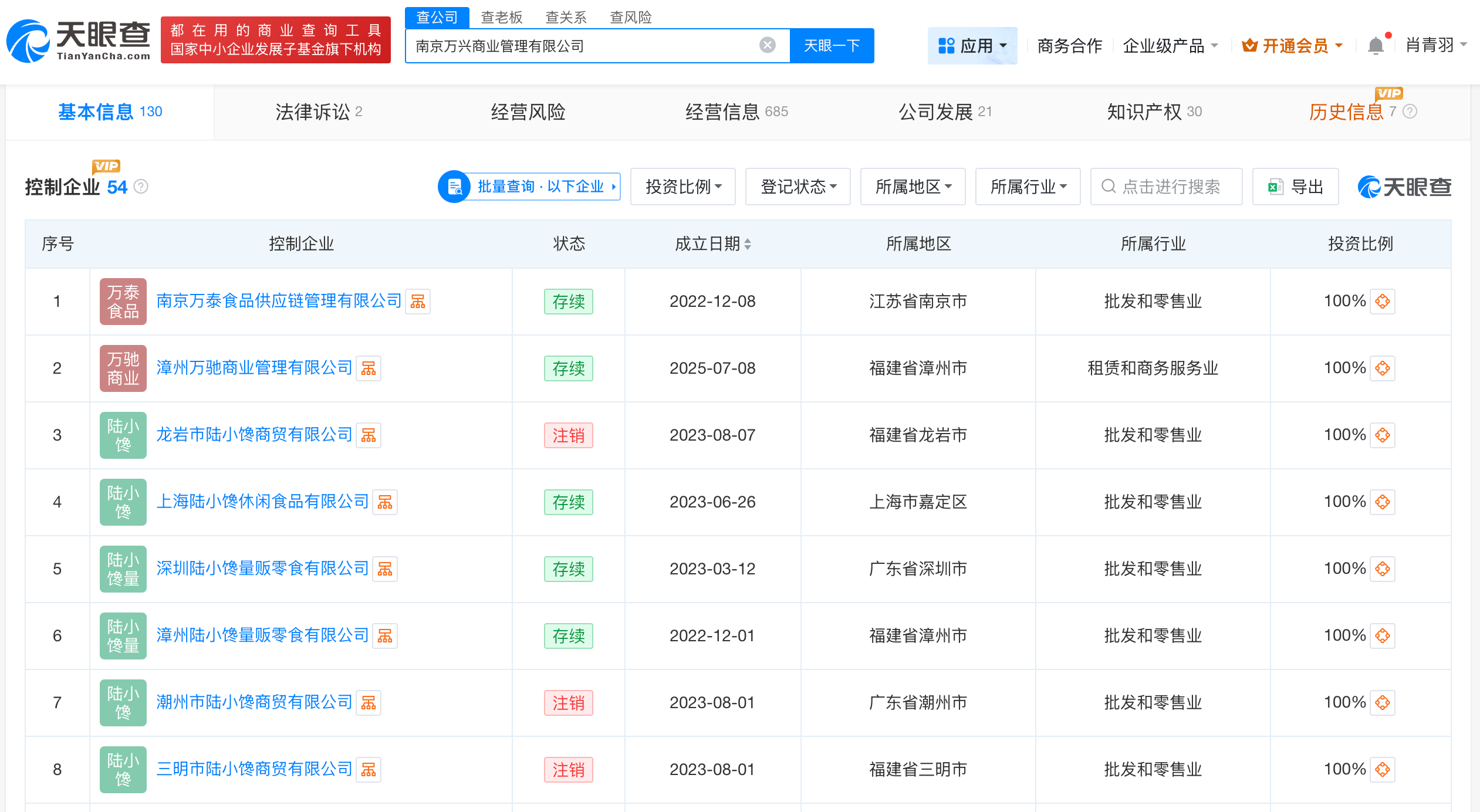 好想来实控50余家企业