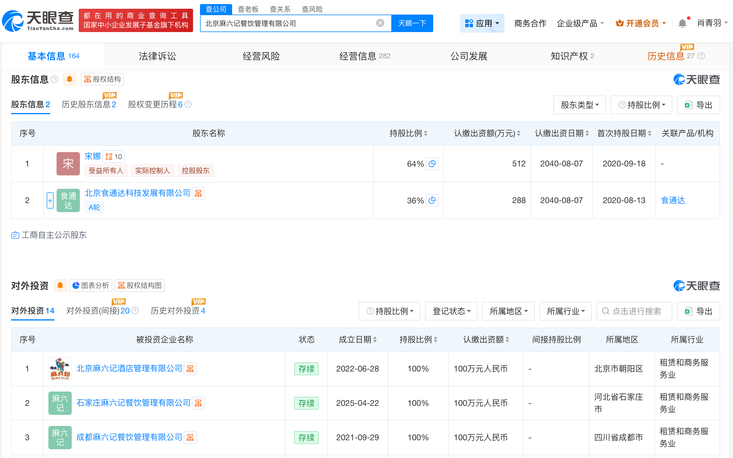 麻六记实控40余家企业