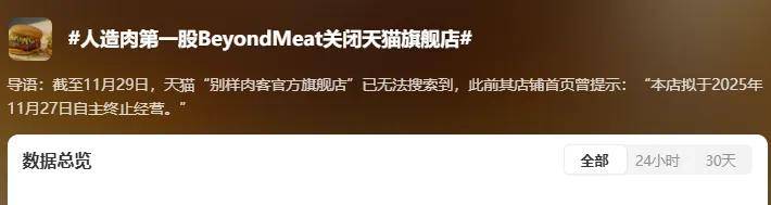 人造肉第一股关店撤退！网友：21世纪最狠假科技阴谋凉透了？