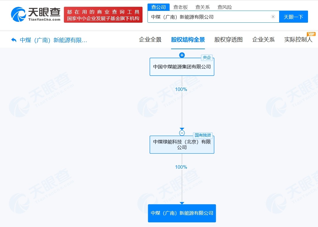 中国中煤在云南广南成立新能源公司注册资本3亿
