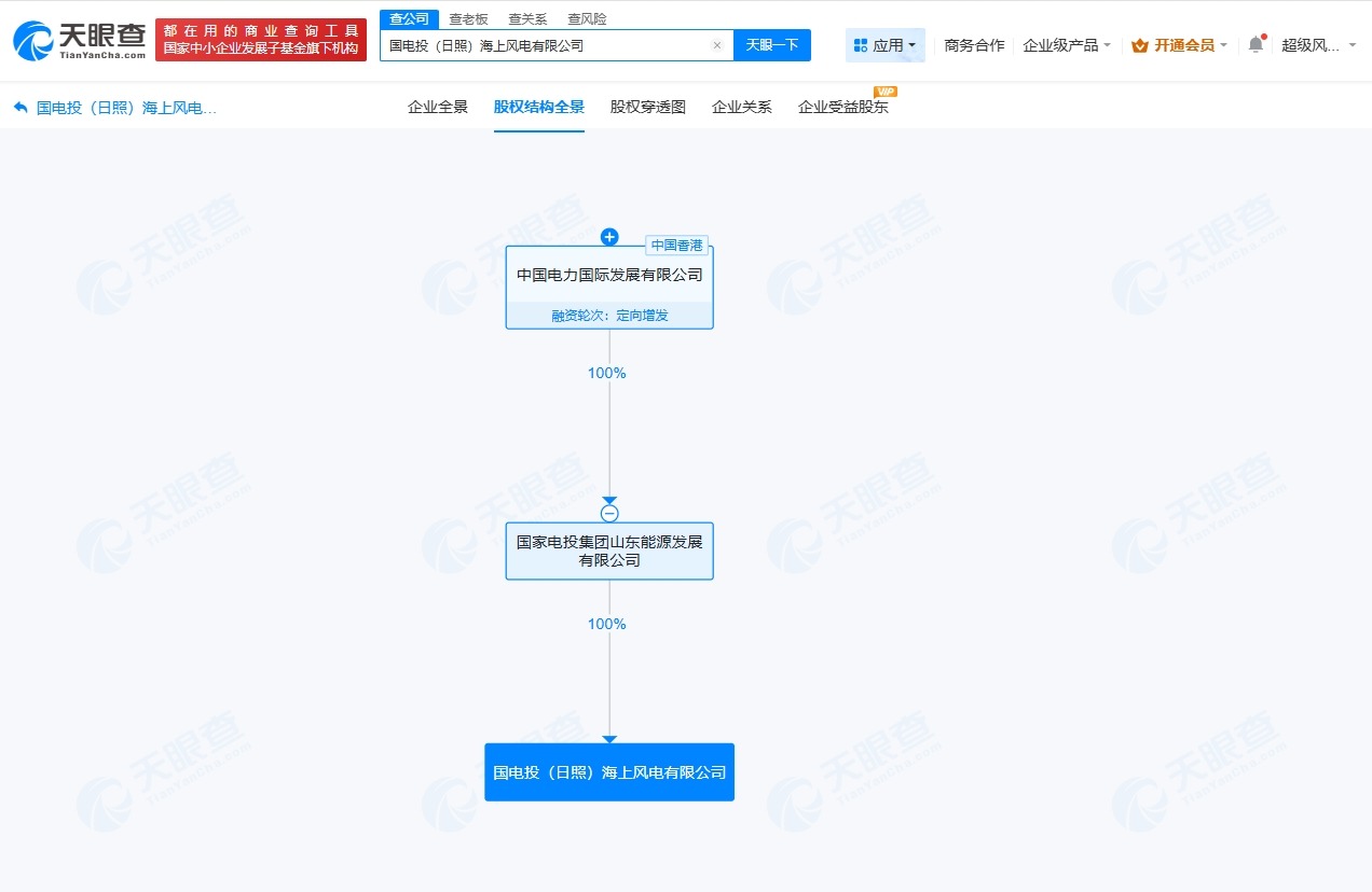 中国电力在日照成立海上风电公司注册资本20亿