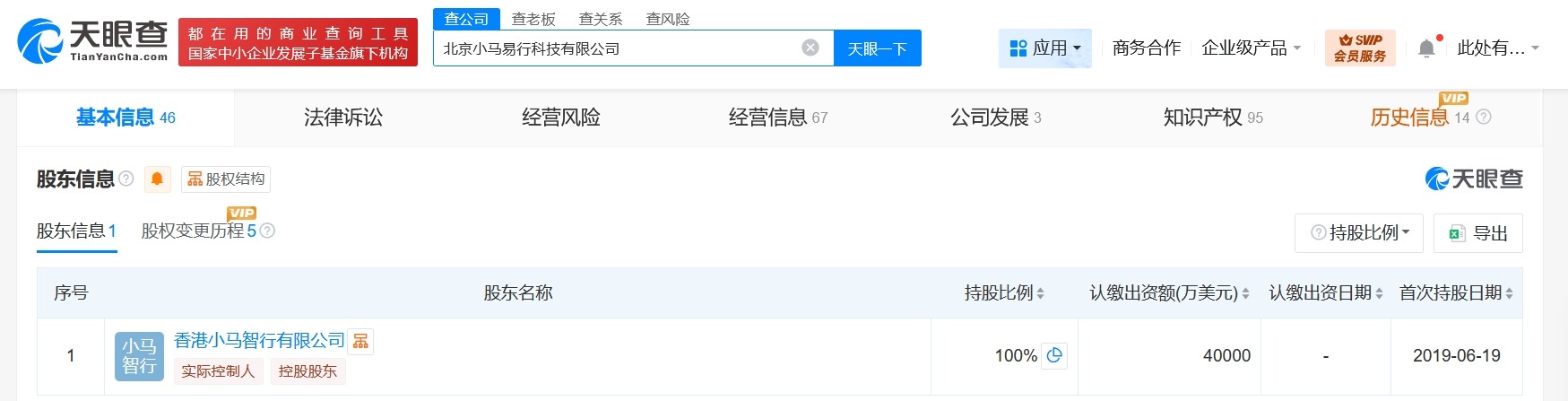 小马智行旗下科技公司增资至4亿美元增幅约33%
